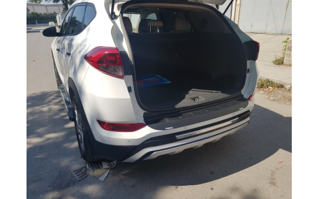 Накладка на задний бампер Hyundai Tucson 2015-2018