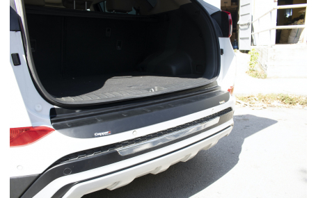 Накладка на задний бампер Hyundai Tucson 2015-2018