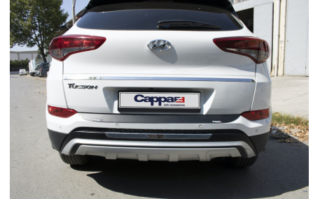 Накладка на задний бампер Hyundai Tucson 2015-2018