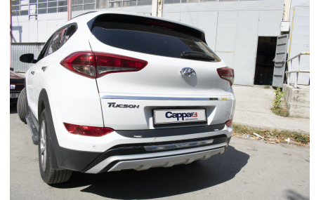 Накладка на задний бампер Hyundai Tucson 2015-2018