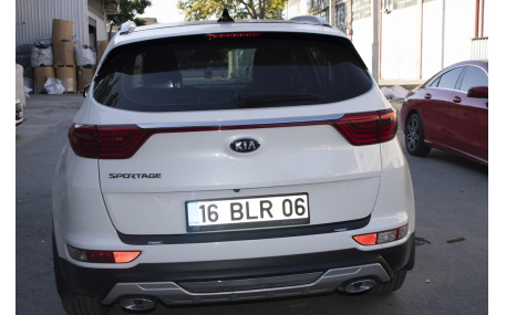 Накладка на задний бампер Kia Sportage 2015-2018