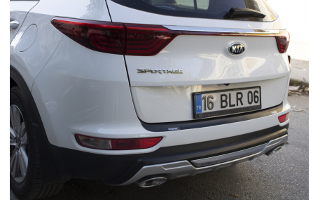 Накладка на задний бампер Kia Sportage 2015-2018
