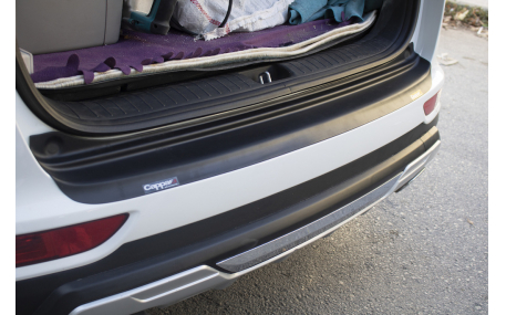 Накладка на задний бампер Kia Sportage 2015-2018