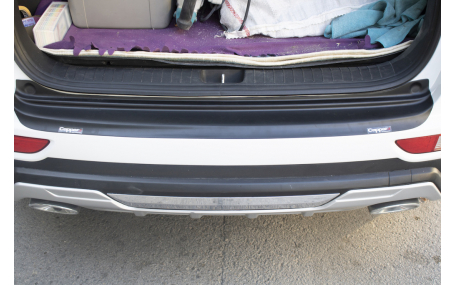 Накладка на задний бампер Kia Sportage 2015-2018