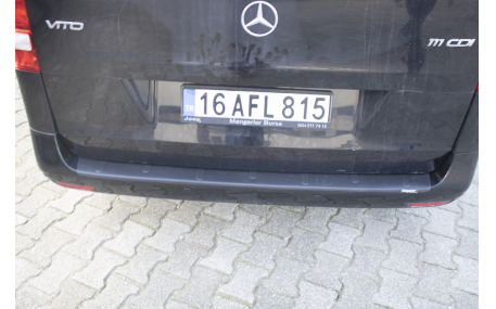Накладка на задний бампер Mercedes Vito W447
