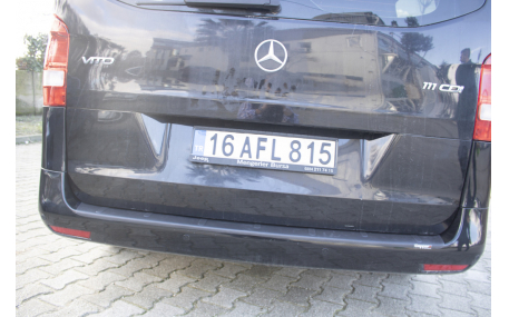 Накладка на задний бампер Mercedes Vito W447