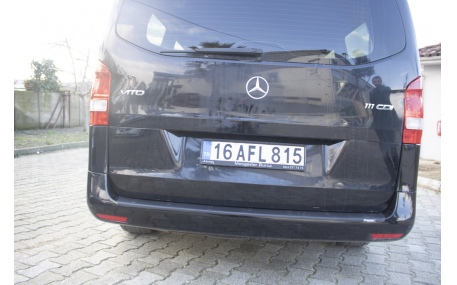 Накладка на задний бампер Mercedes Vito W447