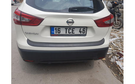 Накладка на задний бампер Nissan Qashqai J11 2014-2017