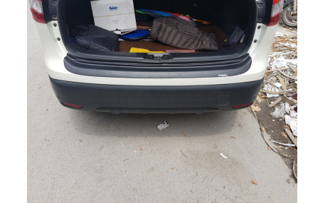 Накладка на задний бампер Nissan Qashqai J11 2014-2017