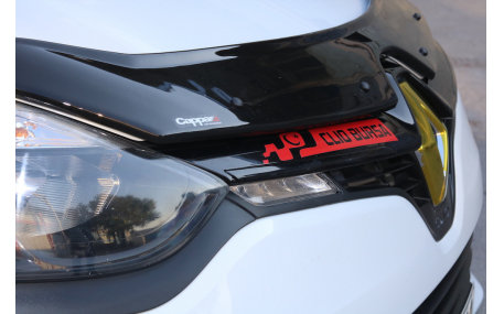 Дефлектор капота Renault Clio 2012-2019