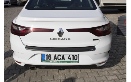 Накладка на задний бампер Renault Megane