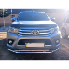 Дефлектор капота Toyota Hilux 