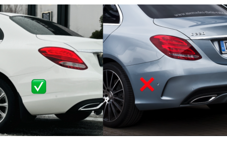 Брызговики Mercedes C-class W205