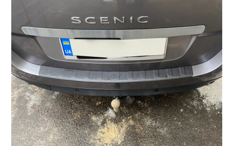 Накладка на задний бампер Renault Scenic