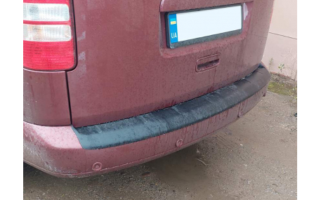 Накладка на задний бампер Volkswagen Caddy