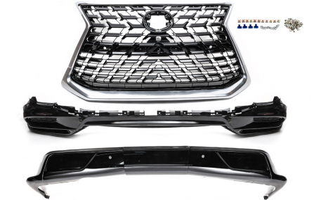 Накладки на бампера Lexus LX570 2016-2021