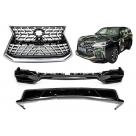 Накладки на бампера Lexus LX570 2016-2021