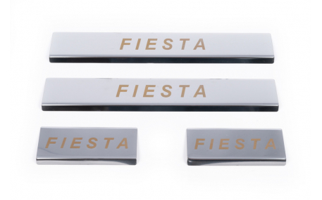 Накладки на пороги Ford Fiesta