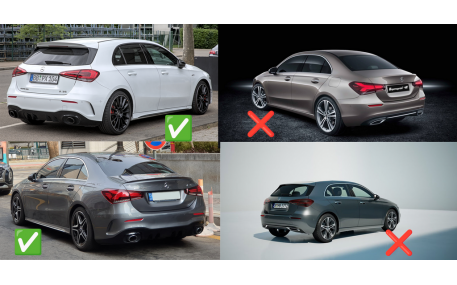 Брызговики Mercedes A-class W177