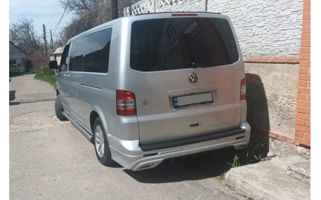 Накладка на задний бампер Volkswagen T6