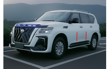 Молдинги дверей Nissan Patrol Y62