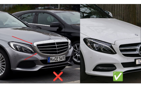 Решетка радиатора Mercedes C-Class W205 2015-2018
