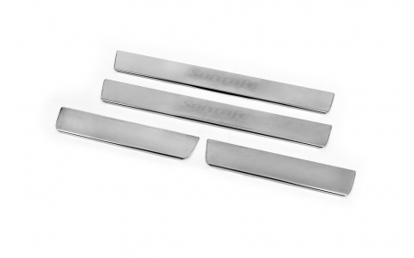 Накладки на пороги Hyundai Santa Fe