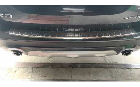 Накладка на задний бампер BMW X3 G01