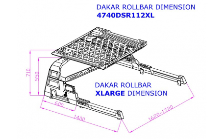 Защита верхняя Mercedes X-class W470