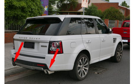 Насадка на глушитель Range Rover Sport