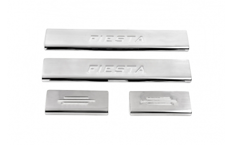 Накладки на пороги Ford Fiesta