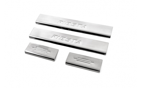 Накладки на пороги Ford Fiesta