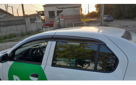 Дефлекторы окон Renault Logan 2013-2020