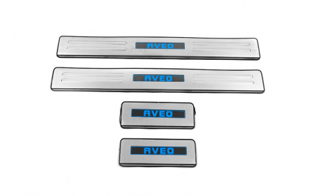 Накладки на пороги Chevrolet Aveo T300