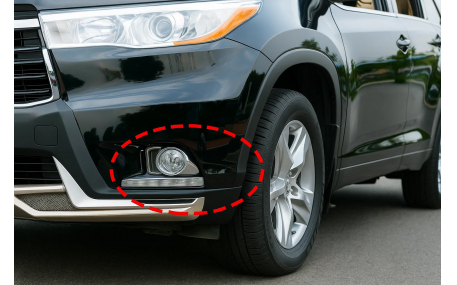 Хром накладки Toyota Highlander