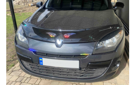 Дефлектор капота Renault Megane 2008-2013