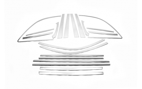 Хром накладки Chery Tiggo