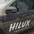 Молдинги дверей Toyota Hilux