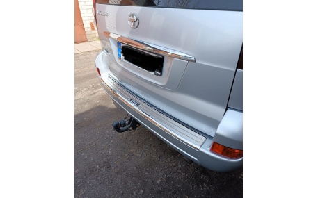 Накладка на задний бампер Toyota Land Cruiser Prado 120