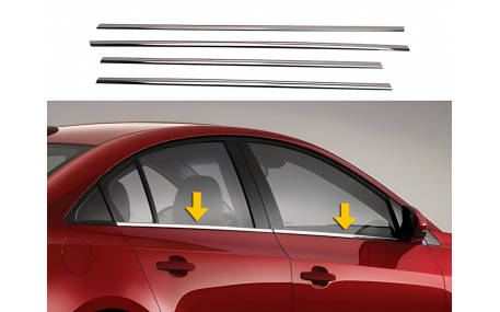 Хром накладки Chevrolet Cruze HB