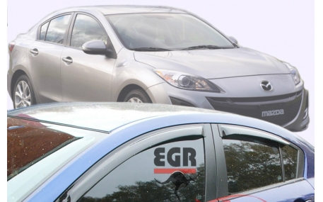 Дефлекторы окон Mazda 3