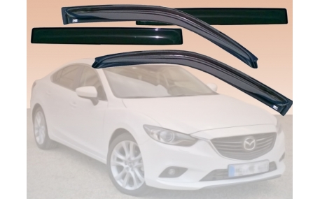 Дефлекторы окон Mazda 6