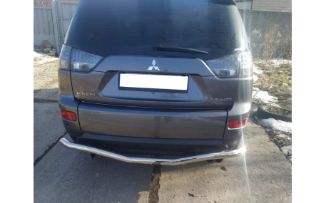Защита задняя Mitsubishi Outlander