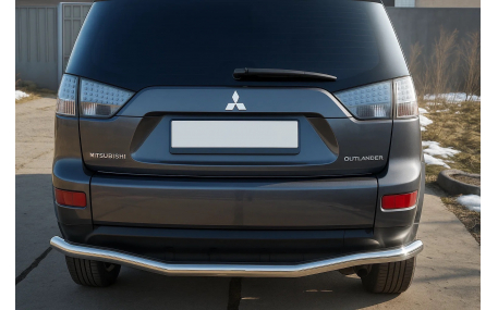 Защита задняя Mitsubishi Outlander