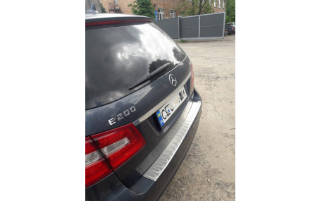 Накладка на задний бампер Mercedes E-class W212