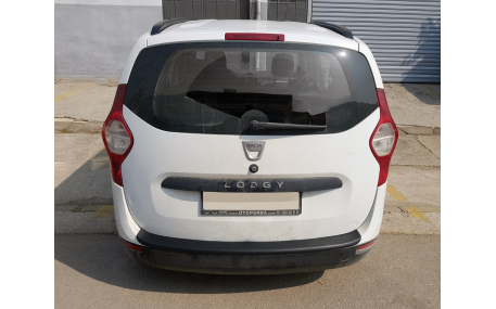 Накладка на задний бампер Renault Lodgy