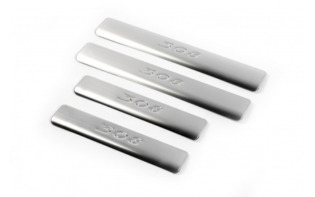 Накладки на пороги Peugeot 308