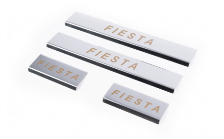 Накладки на пороги Ford Fiesta