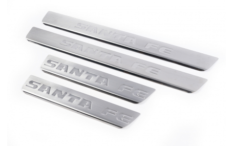 Накладки на пороги Hyundai Santa Fe