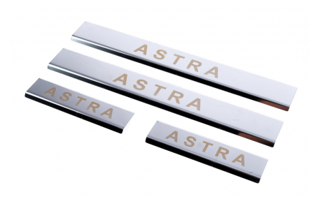 Накладки на пороги Opel Astra J